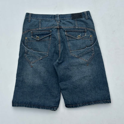 NBN Gear Dark Wash Jort