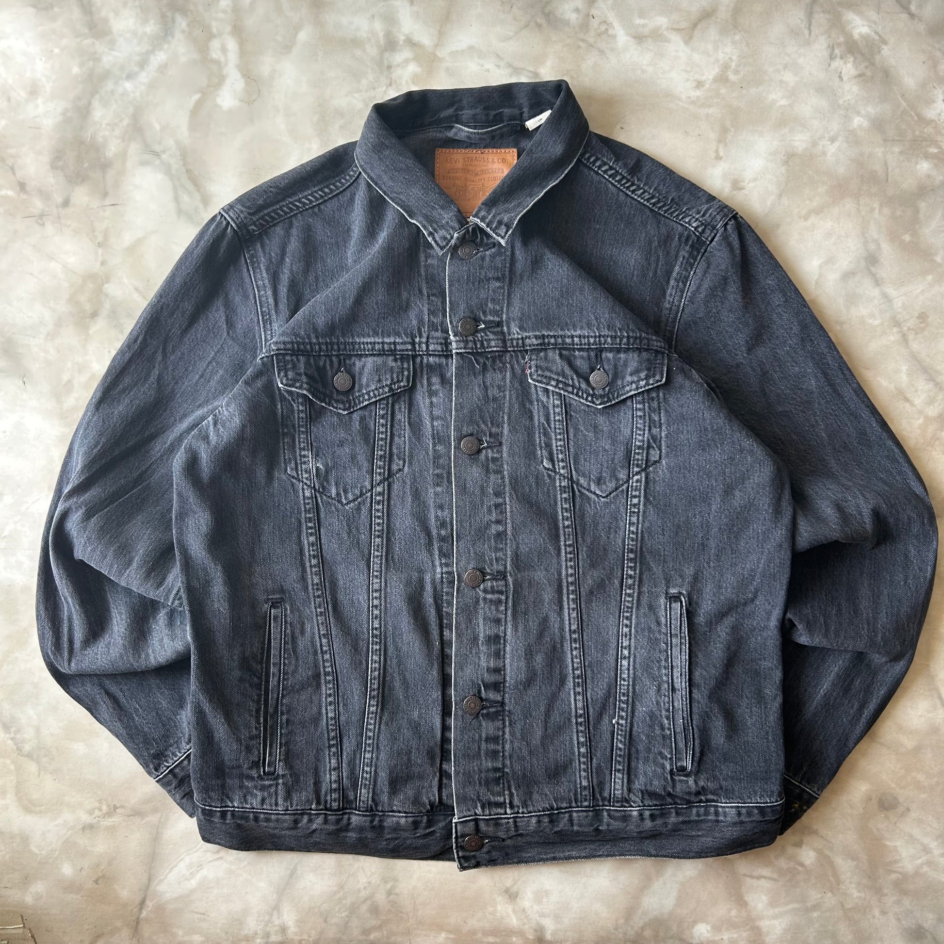 Vintage Bram's Vintage Levi's Denim Jacket Black in Black — sustainable streetwear from Bram's Vintage