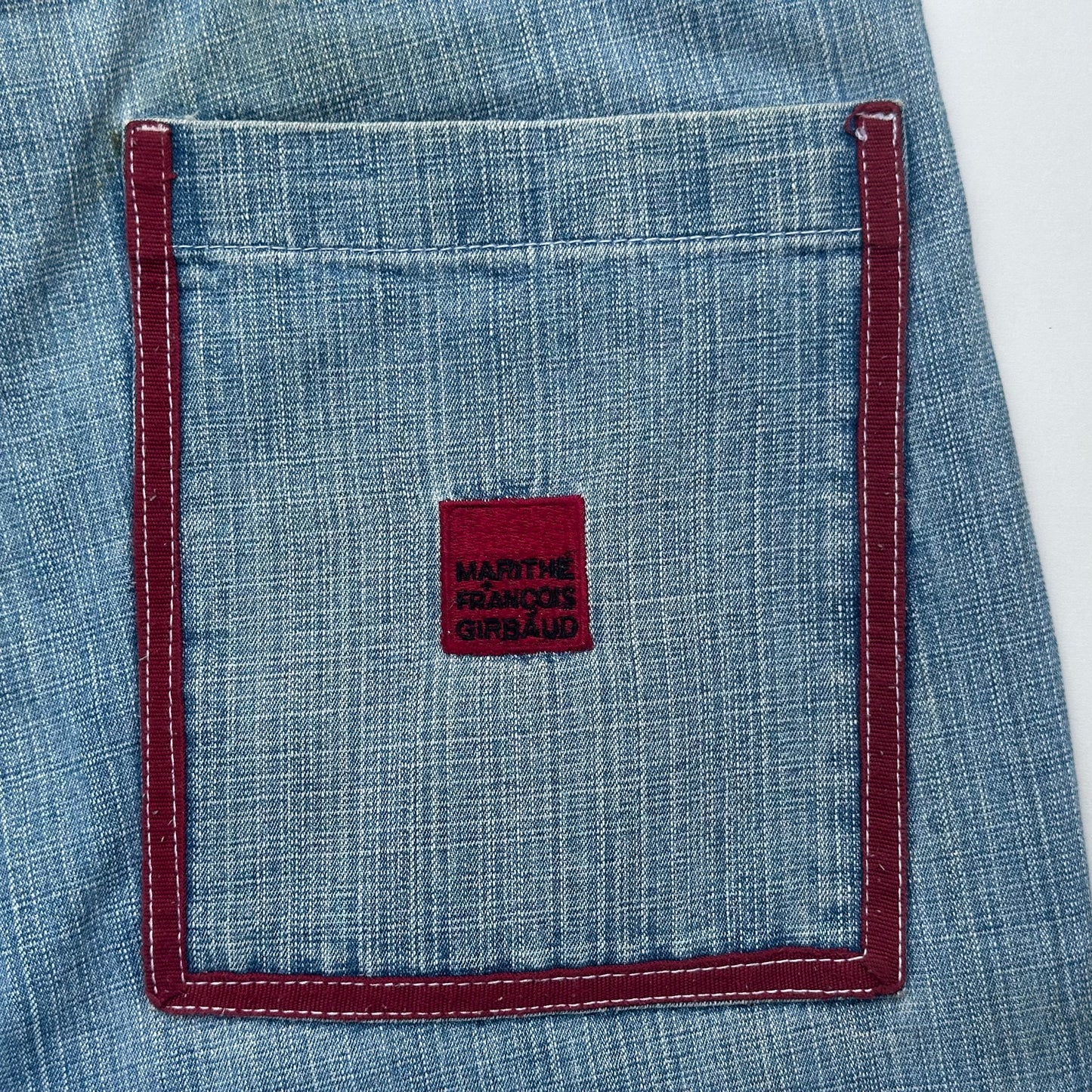 Le Jean De Marithe François Girbaud Red Details
