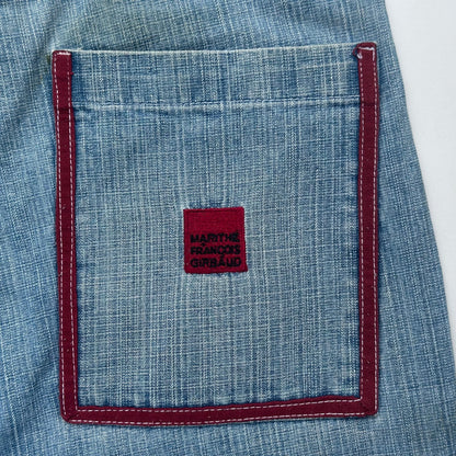 Le Jean De Marithe François Girbaud Red Details
