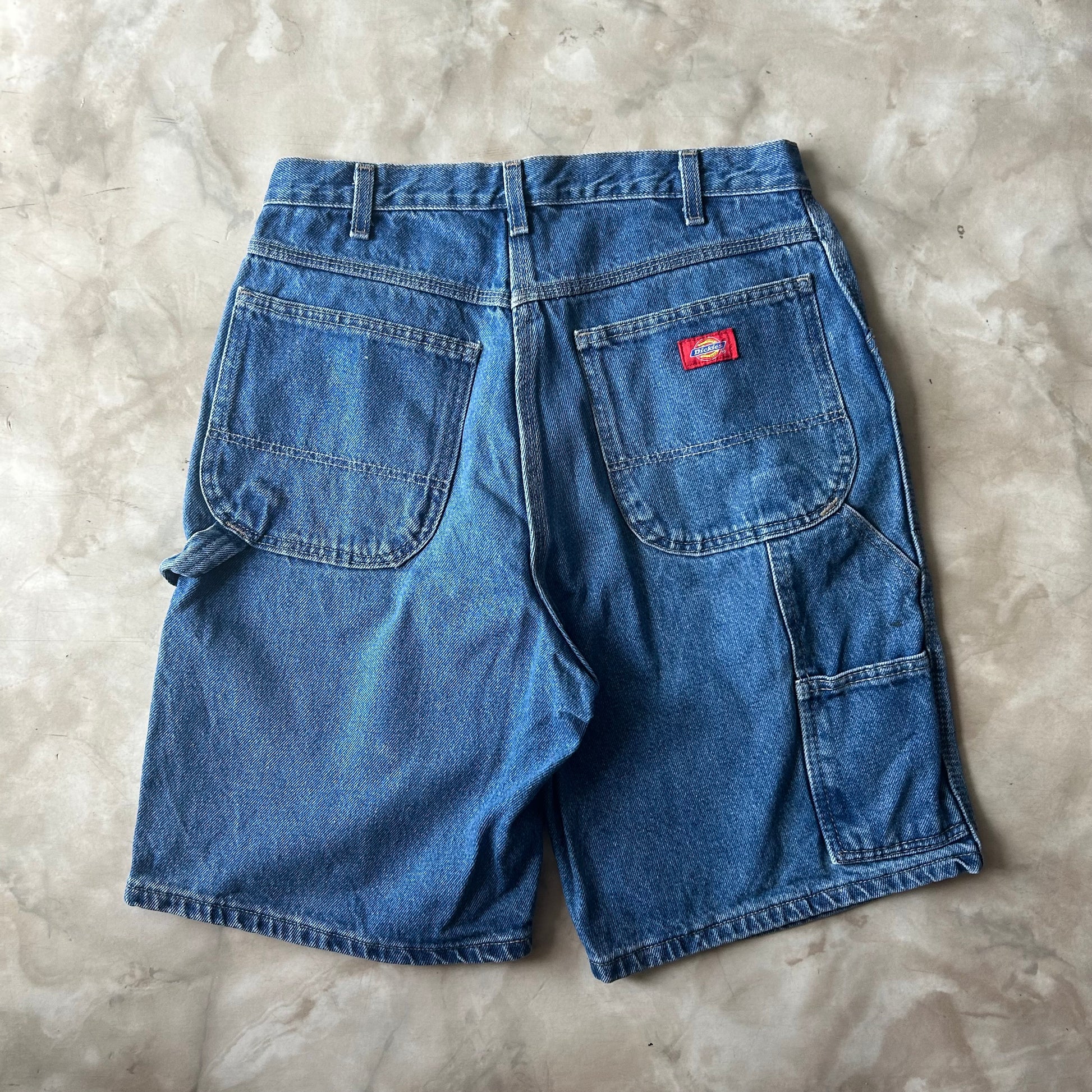Bram's Vintage Dickies Carpenter Jean Short Blue in Blue — sustainable streetwear from Bram's Vintage